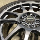 JDM A-Tech Schneider Ax-52 Gunmetal 17 Wheels with Tires